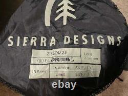 Sierra Designs Zissou 23 Degree 700 Fill DriDown (Long Size)