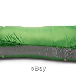 Sierra Designs Zissou Plus 15 Degree Down Sleeping Bag, Online Lime/Sleet Grey