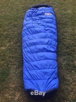 Sierra Designs xl down sleeping bag rated to minus 30