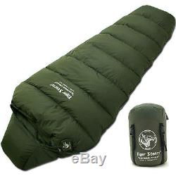 Sleeping Bag Goose Down Extreme Cold Premium Waterproof Winter Quilt Camping