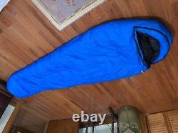 Sleeping bag, Feathered Friends, Snowbunting EX 0, Mummy shape, 900+ goose down