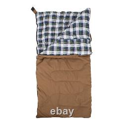 Stansport 0°f Hollow 5 Lb Rectangular Sleeping Bag Flannel Camping Outdoor New