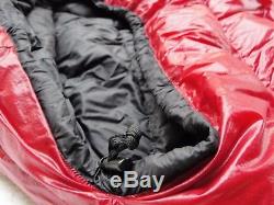 SummerLite 6'6 Down Sleeping Bag WESTERN MOUNTAINEERING, Red, ultra-lightweight