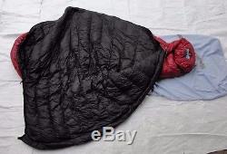 SummerLite 6'6 Down Sleeping Bag WESTERN MOUNTAINEERING, Red, ultra-lightweight