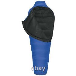 TETON Sports ALTOS 20 F Down-Filled Mummy Sleeping Bag, Blue/Grey, 2201BL