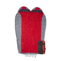 TETON Sports Tracker Ultralight Double Sleeping Bag Lightweight Backpacking New