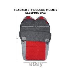 TETON Sports Tracker Ultralight Double Sleeping Bag Lightweight Backpacking New