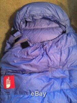 THE NORTH FACE 1 PERSON SLEEPING BAG GOOSE DOWN With 1 L STORAGE DUFFEL BAG & 1 S