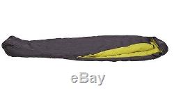 Terra Nova Elite 250 Lightweight Down Sleeping Bag Charcoal/Lime