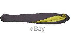 Terra Nova Elite 350 Lightweight Down Sleeping Bag Charcoal/Lime
