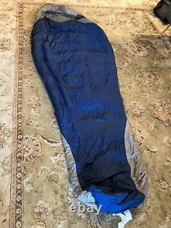The North Face Blue Kazoo 600 Goose Down Sleeping Bag with stuff sack 15F