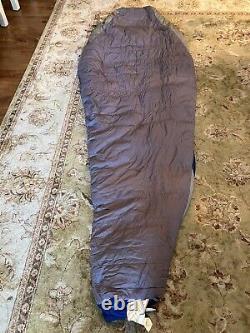 The North Face Blue Kazoo 600 Goose Down Sleeping Bag with stuff sack 15F