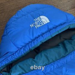 The North Face Blue Kazoo Goose Down Mummy Style Sleeping Bag Regular Left Hand