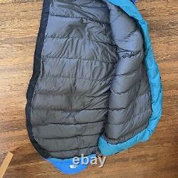 The North Face Blue Kazoo Goose Down Mummy Style Sleeping Bag Regular Left Hand