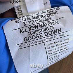 The North Face Blue Kazoo Goose Down Mummy Style Sleeping Bag Regular Left Hand