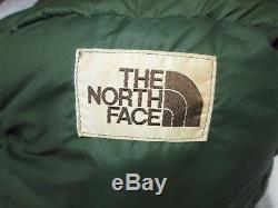 The North Face Brown Label Goose Down LONG Sleeping Bag 7' long 4lbs 2.4oz