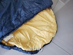 The North Face Brown Label Vintage Down 7ft Blue Mummy Sleeping Bag