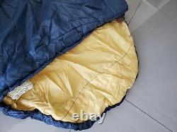 The North Face Brown Label Vintage Down 7ft Blue Mummy Sleeping Bag