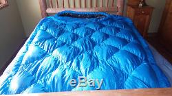 The North Face Campforter Double Sleeping Bag/Comforter, Blue, Reg 20°, 650 Down