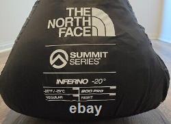 The North Face Fiery Red Inferno -20F -29C 800 Pro Down Sleeping Bag-Regular