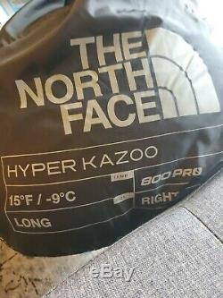 The North Face Hyper Kazoo 800 Pro Long Right Down Sleeping Bag