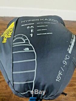 The North Face Hyper Kazoo Regular Right Hand / Down 15F Sleeping Bag $369 Mummy