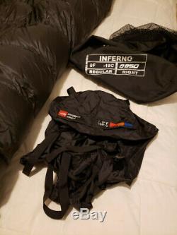 The North Face Inferno 0F -18C Sleeping Bag Asphalt Grey Regular Right Hand