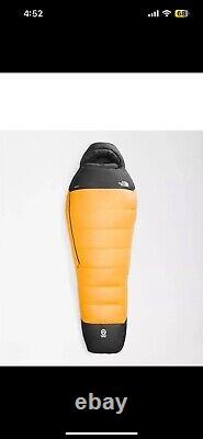 The North Face Orange Inferno -40F -40C 800 Pro Down Sleeping Bag Long New