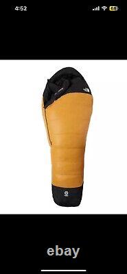 The North Face Orange Inferno -40F -40C 800 Pro Down Sleeping Bag Long New