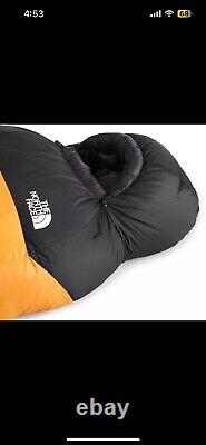 The North Face Orange Inferno -40F -40C 800 Pro Down Sleeping Bag Long New