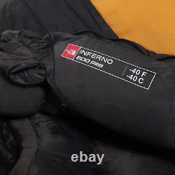 The North Face Orange Inferno -40F -40C 800 Pro Down Sleeping Bag Regular New