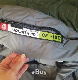 The North Face Superlight 0F Sleeping Bag Down Fill Goliath 3D Polarguard Green