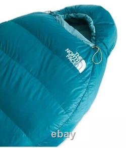 The North Face Trail Lite Down 35 Sleeping Bag Regular RH Blue Coral $240 NWT