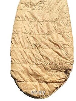 The North Face USA Solar Flare Goose Down Mummy Sleeping Bag Brown Label Rare