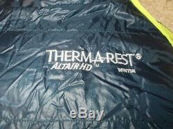 Therm-A-Rest Altair HD Down Winter Sleeping Bag Size Long