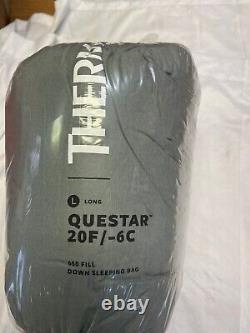 Therm-a-Rest Questar 20F/-6C Lightweight Down Mummy Sleeping Bag Long