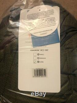 Thermarest Oberon 0 Degree Mummy Sleeping Bag. Down 800 Fill. Ultralight. Size L