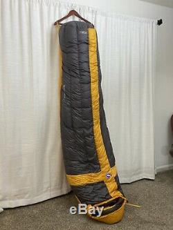 USED ONCE $900 New Big Agnes 0F Ultra Light Down Mummy Sleeping Bag UL Long