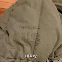 US MILITARY EXTREME COLD WEATHER SLEEPING BAG Down Feather Filled Heavy Vintage