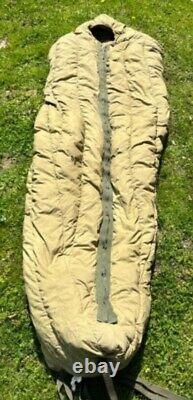 US Military 1951 Korean War Era Mummy arctic down filled Sleeping Bag size reg