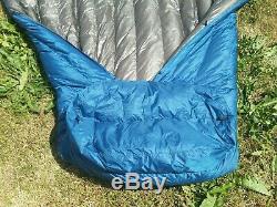 Ultralight 30 degree backpacking quilt/ sleeping bag UGQ Bandit XL custom