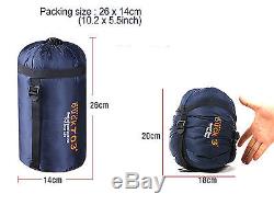 Ultralight 350g Down Sleeping bag 0 Backpacking Compact Camping