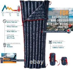 Ultralight Backpacking 32-50F Down Sleeping Bag 27oz