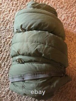 Us Military Extreme Cold Weather Sleeping Bag Down Polyester Fill Old Stock