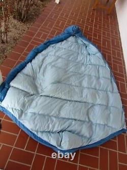 VTG REI Recreational Seattle Washington Sleeping Bag 100% Goose Down Fill /Blue
