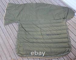 Vintage 1953 Korean War US Military Casualty Down Sleeping Bag Fur Liner #264