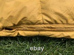 Vintage 60s/70s WOODS Down Filled Sleeping Bag Mustard Yellow