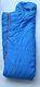 Vintage Down Fill Country Usa Sleeping Bag -long Length Right Zip-blue-mummy