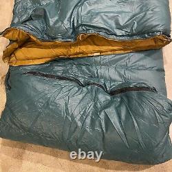 Vintage Eddie Bauer 70's Goose Down Premium Sleeping Bag With Rain Hood EX