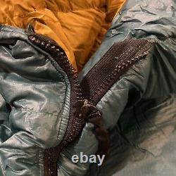 Vintage Eddie Bauer 70's Goose Down Premium Sleeping Bag With Rain Hood EX